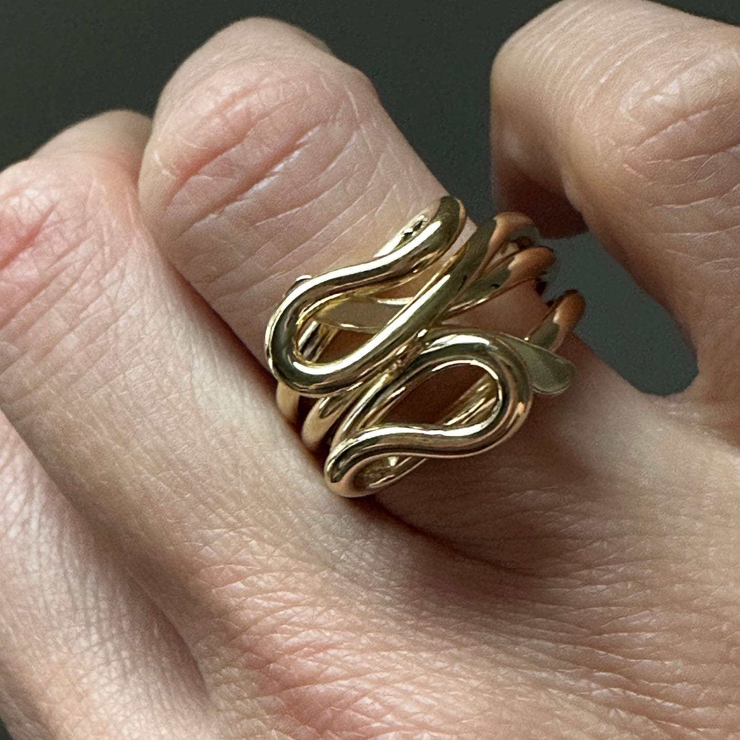 Isma Ring – Triple Band Statement Ring
