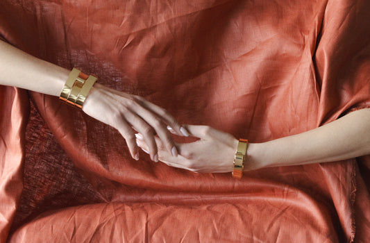 Buckle Up! © Cuff Bracelet – Best-Selling Folded Brass Cuff