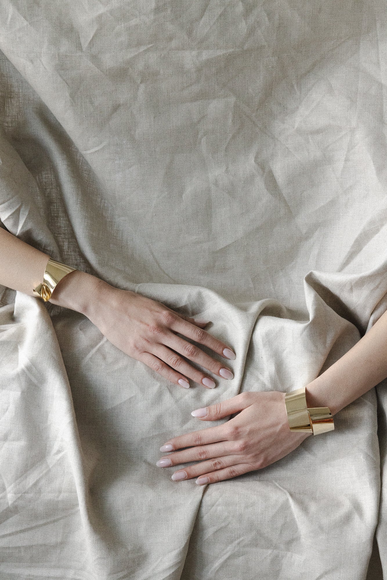 Rivers Cuff Bracelet – Twisted Brass Statement from the Brass Band Collection