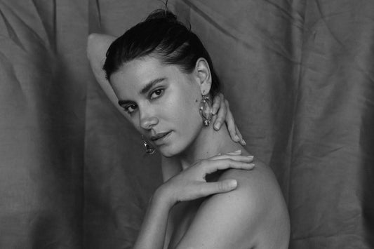 Spaghetti Western Hoop Earrings – Twisted Ribbon Design