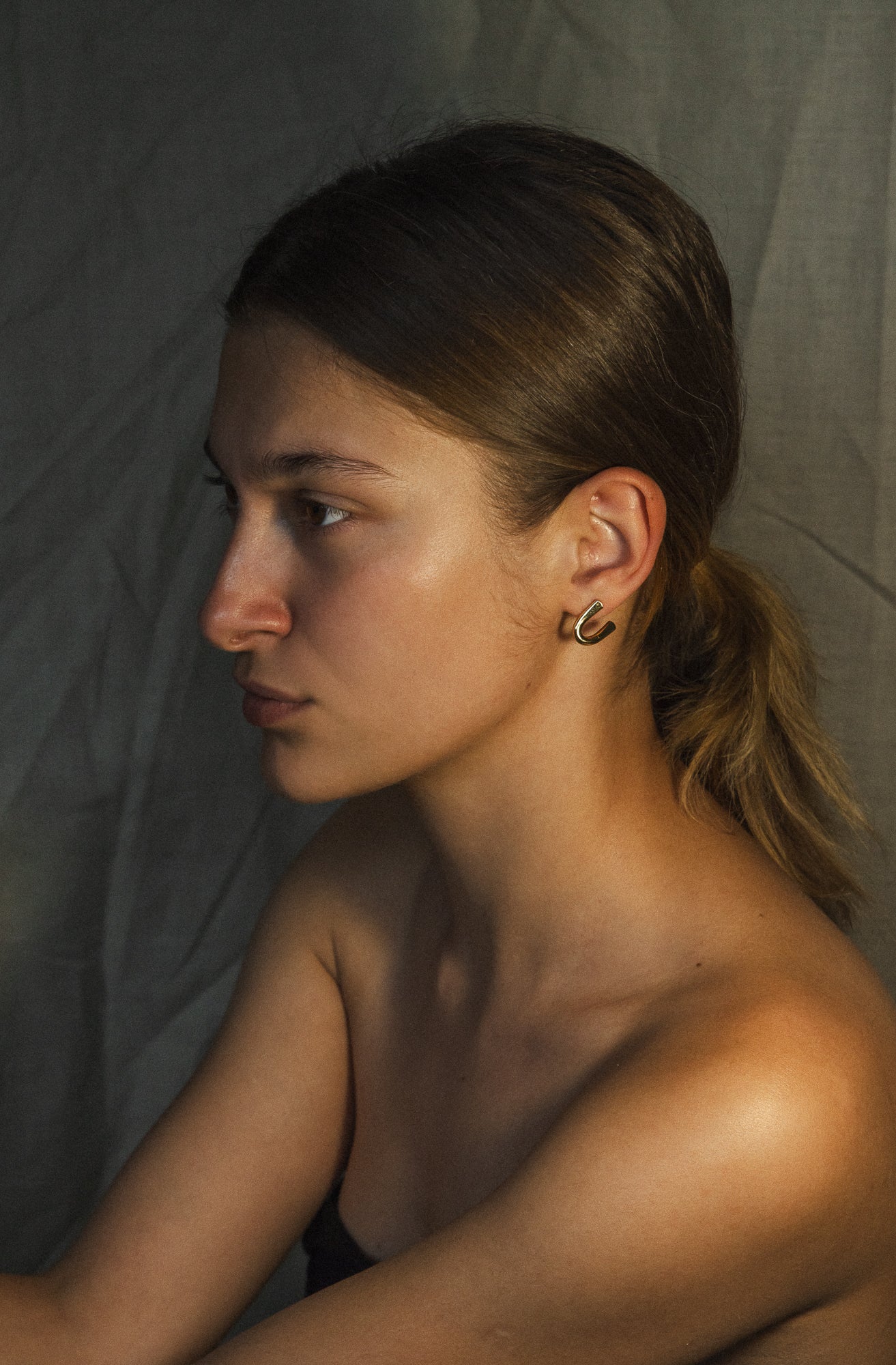 U-Cute Earrings – Petite Chain-Link Studs