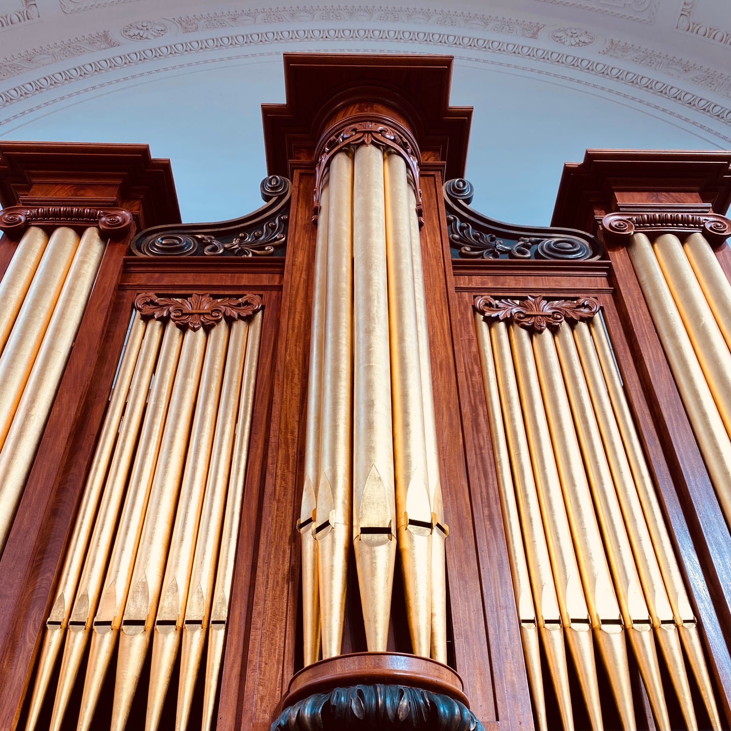 Funnel Post Earring – Architectural Design Inspired by Musical Instruments