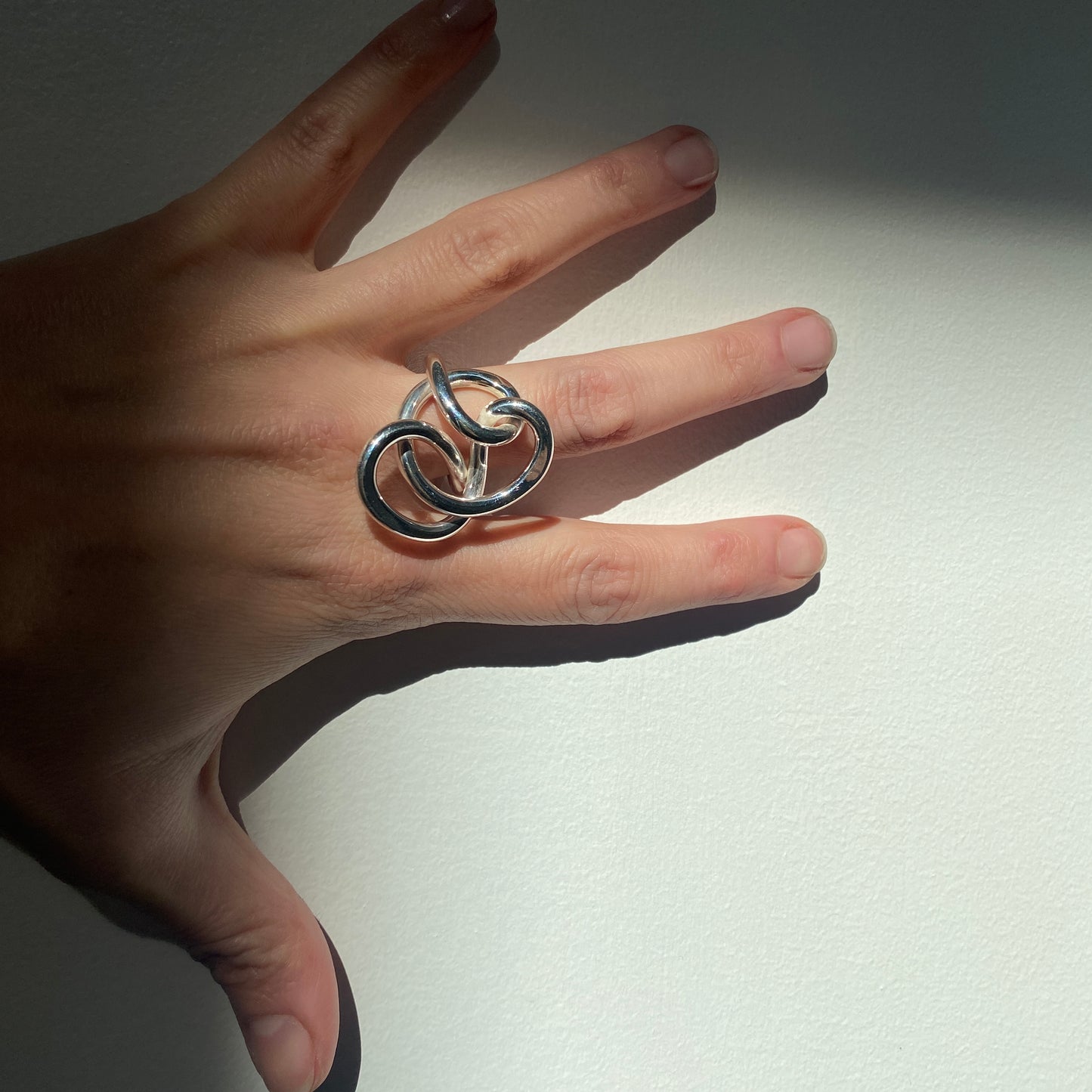 Contortionist Ring – Freeform Loop Design