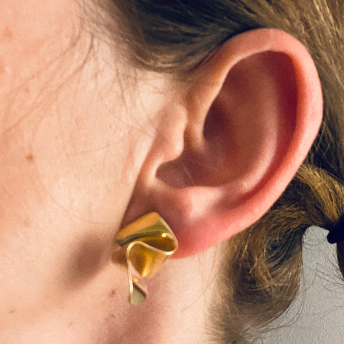 You Get a Medal Kid Just for Showing Up – Folded Ribbon Earrings