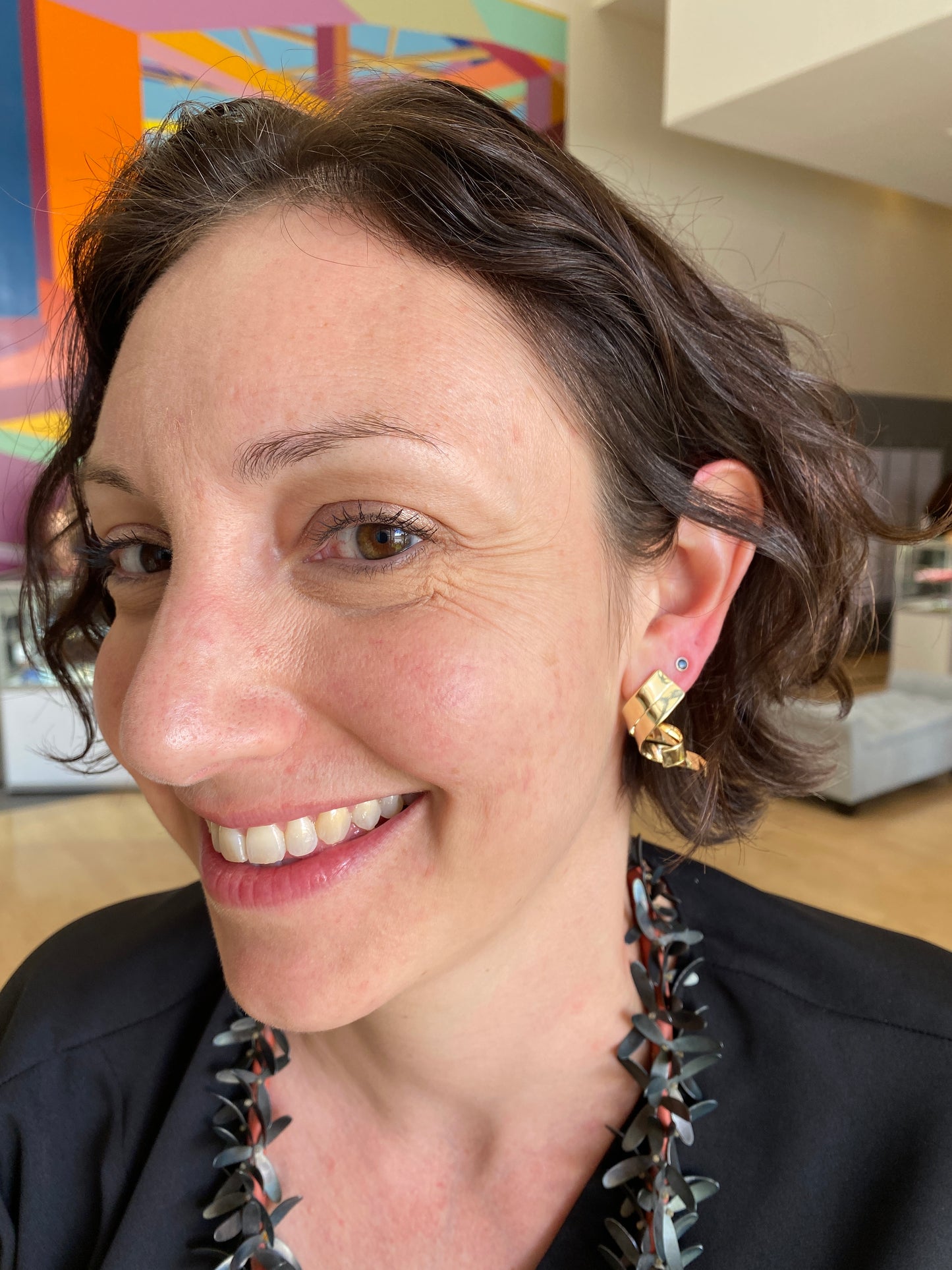 Fork in the Road Earrings – Dual Loop Design