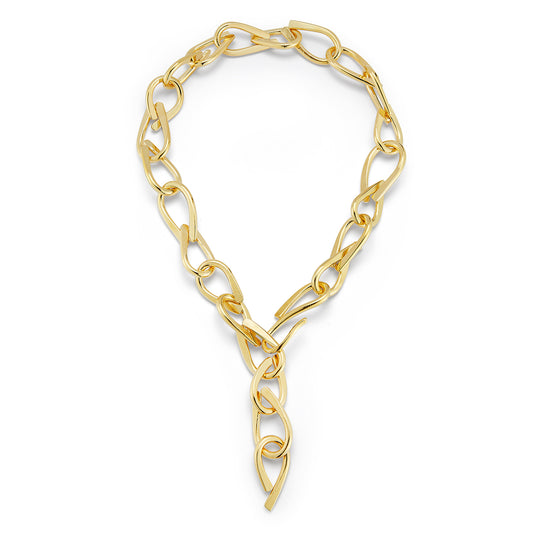 Connected Chain Necklace – Versatile Handcrafted Link Design
