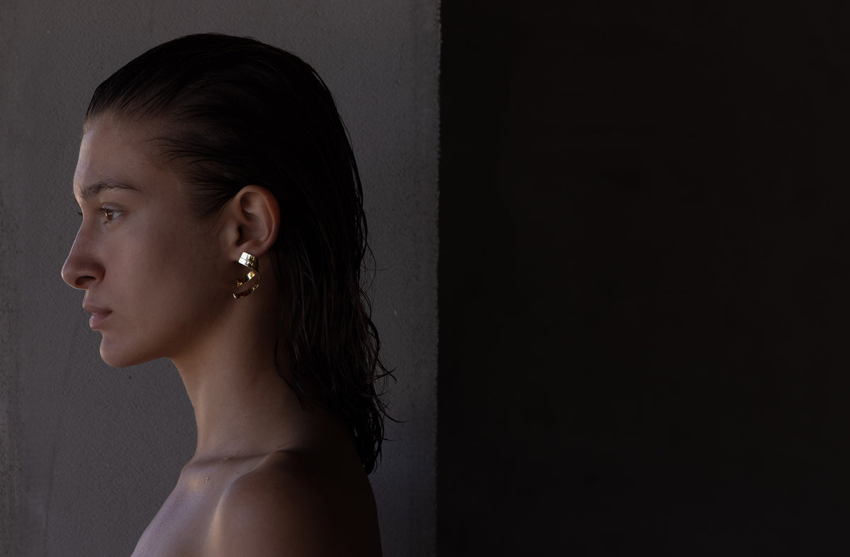 Fork in the Road Earrings – Dual Loop Design
