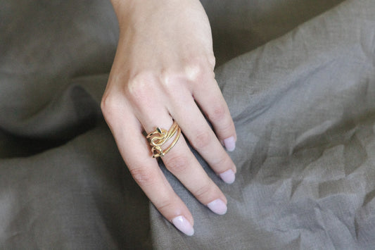 Isma Ring – Triple Band Statement Ring