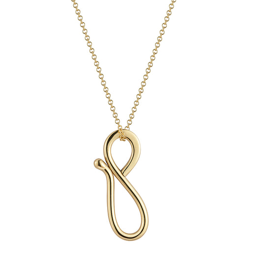 Shhhh Closure – Versatile 14k Gold Charm Necklace