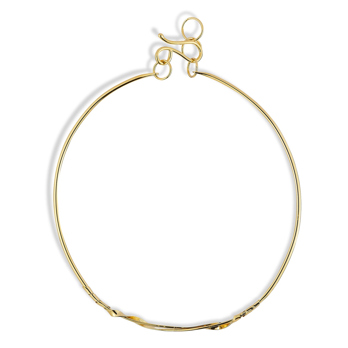 Simply necklace- delicate wire collar necklace