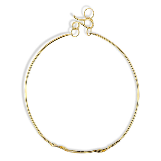 Simply necklace- delicate wire collar necklace