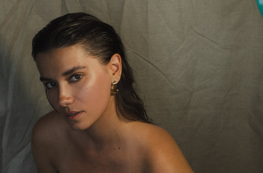 Horn Of Plenty- Jessica J-hoop Earring