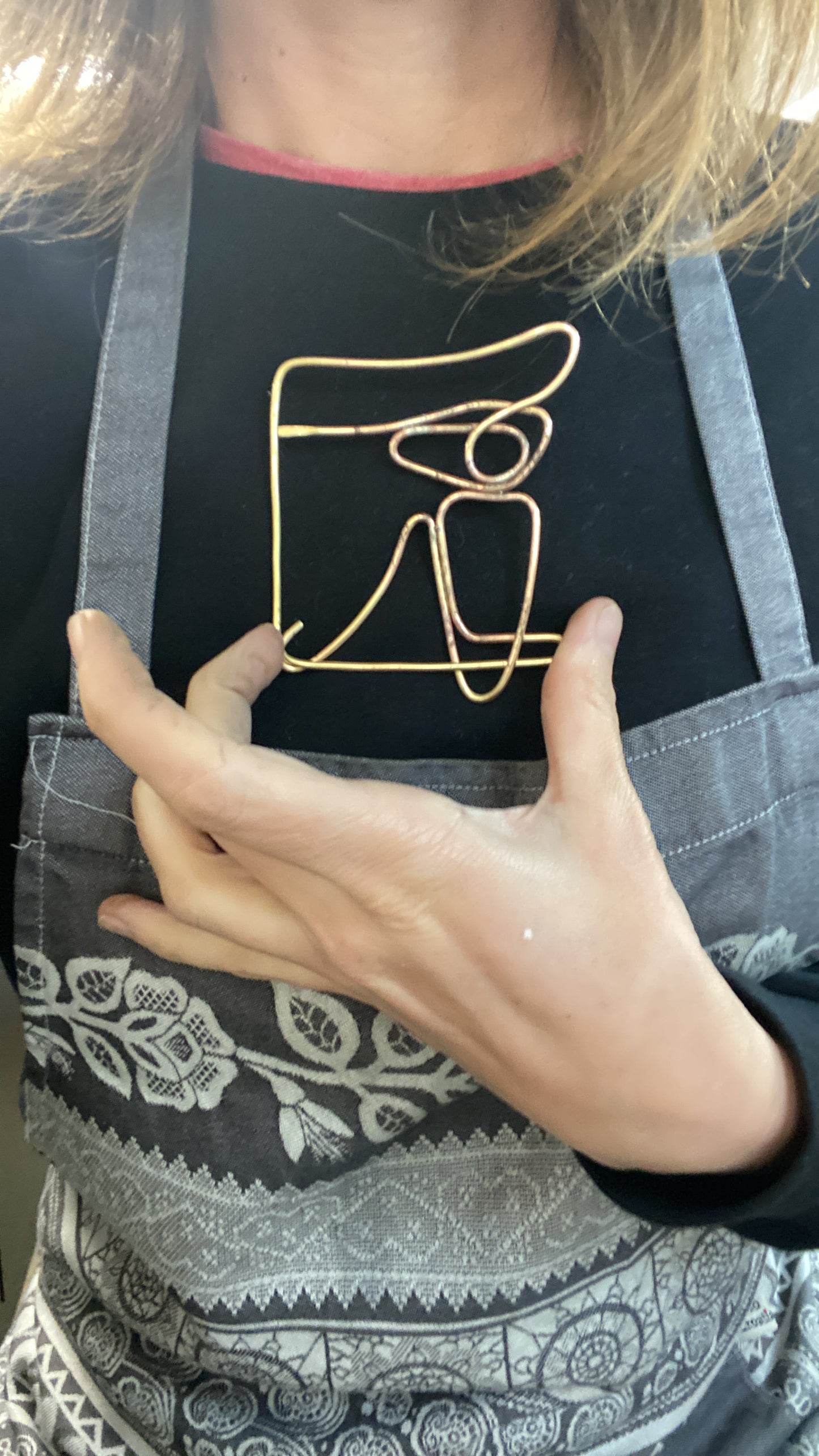 Eye of Horus Brooch – Protective Symbol in Handcrafted Brass