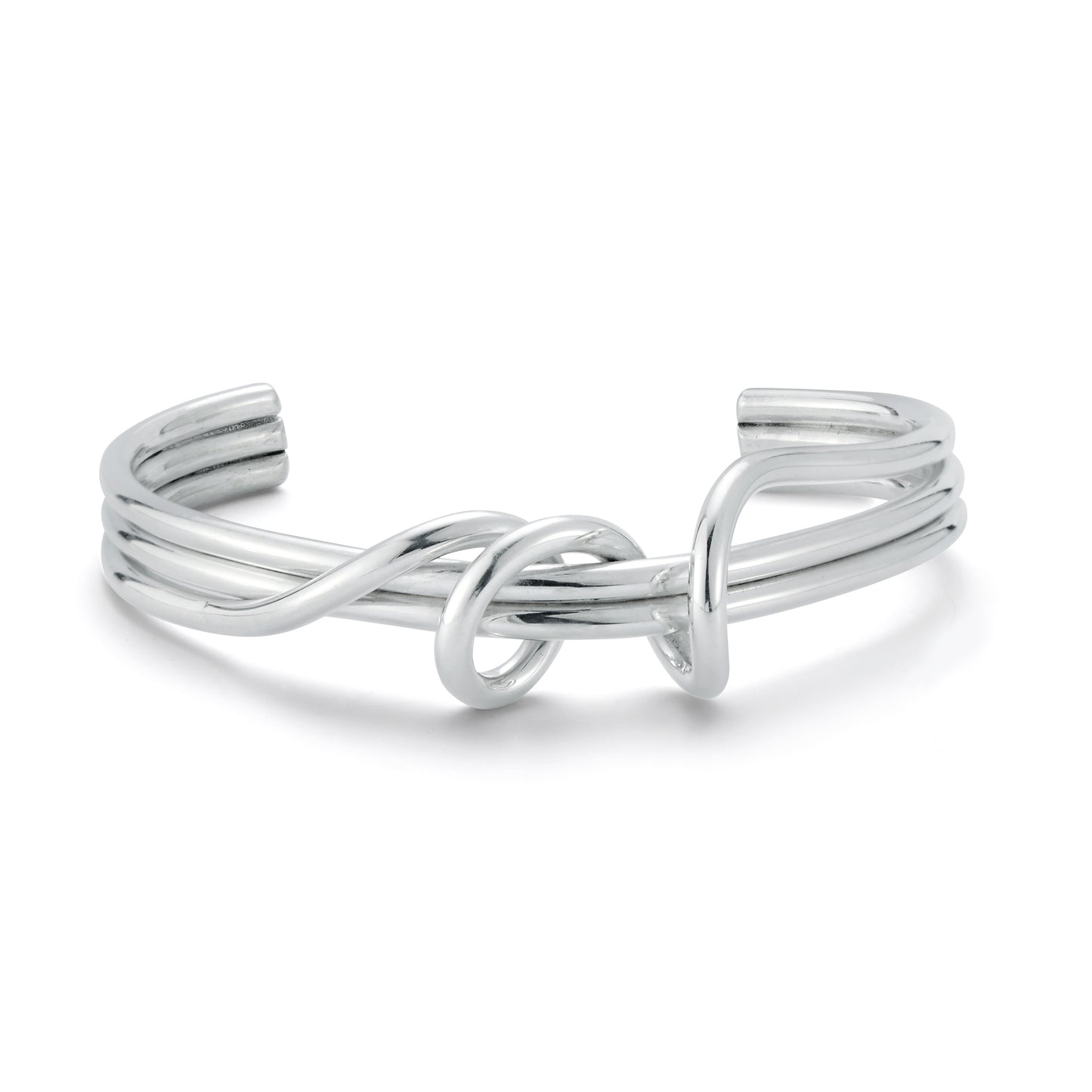 Divine Cuff Bracelet – Twisted Sterling Silver Wire Design