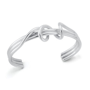 (di)vine cuff is made out of 3 separate 3mm  wire soldered together with a lovely twisted, detail in the front. It is easy to wear and is an everyday piece. Sterling silver, fabricated and polished!  It is about 1/2" wide and because of the construction it is easy to adjust and fit different sized wrists. Unlike most of my bracelets, this is skinny, you can wear everyday.  Designed to be worn by anyone, a unisex design. It comes in two different sizes to accommodate different sized wrists.