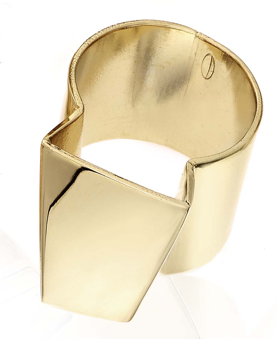 Building Block Ring – Geometric Metal Form