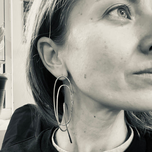 Spiral Earrings – Lightweight Coiled Wire Design