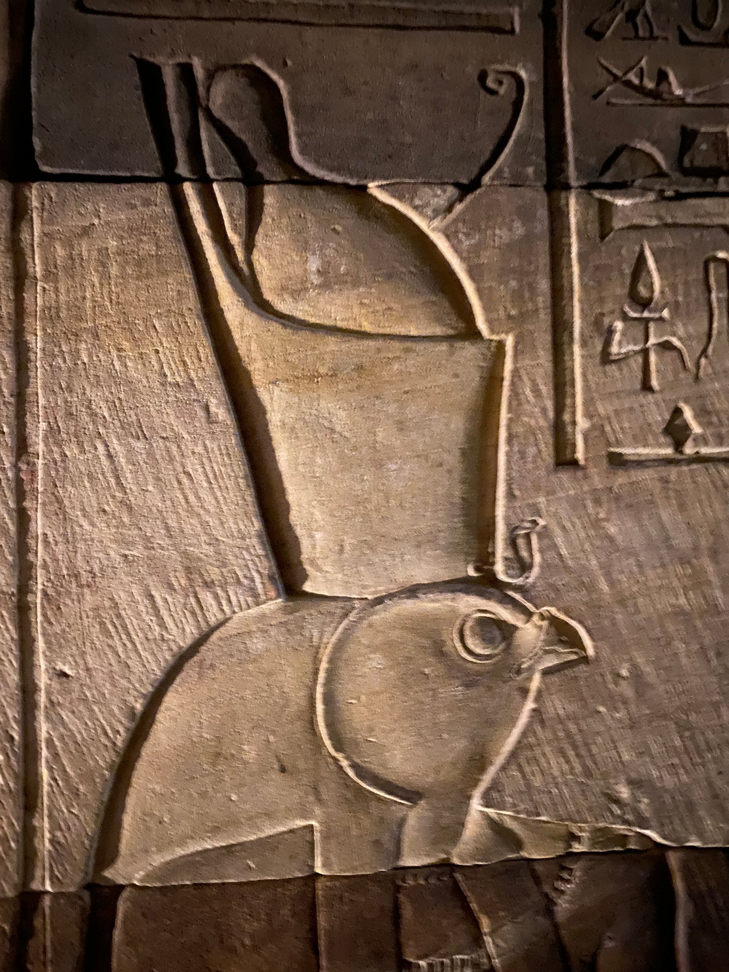 Horus Brooch – Handcrafted Brass Falcon Pin