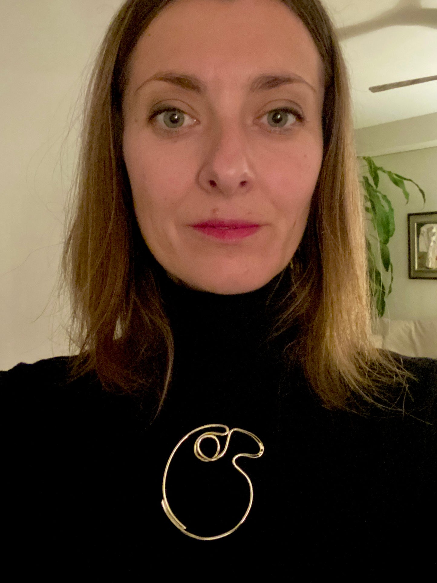 Horus Brooch – Handcrafted Brass Falcon Pin