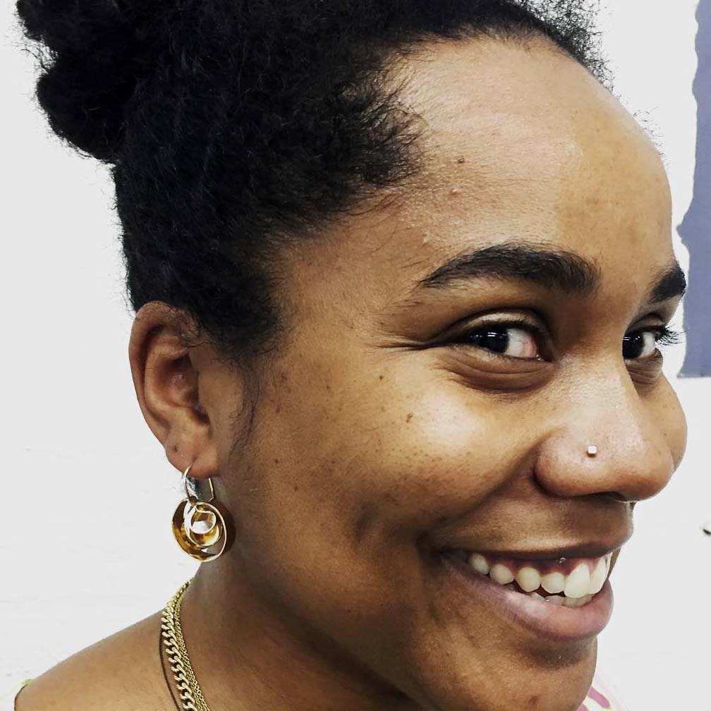 Mobius © Drop Earrings – Sculptural Folded Brass