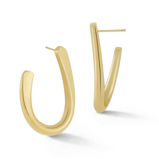 You Earrings – Minimalist Horseshoe Studs
