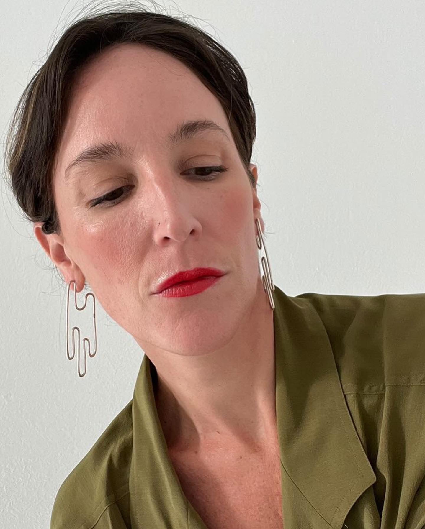 Peaks and Valleys Earrings – Fluid Contour Drop